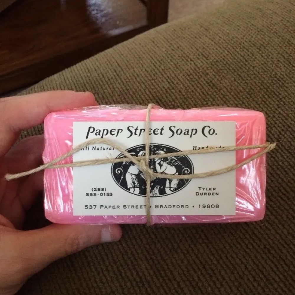 Tyler durden Fight Club Paperstreet Soap Bar Real Soap Handmade brad pitt